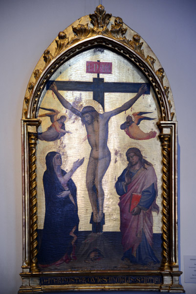 The Crucifixion with the Virgin and St. John, Niccoló Di Pietro Gerini, 14th-15th C. Florence