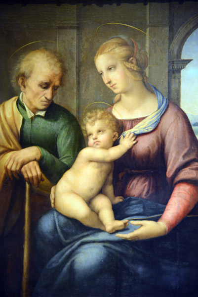 The Holy Family (Madonna with the Beardless Joseph), Rafael (1483-1520)