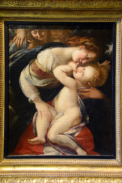 Madonna and Child with Angels, Giulio Cesare Procaccini (1574-1625)
