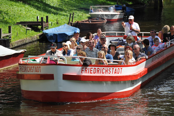Canal boat tour, Friedrichstadt