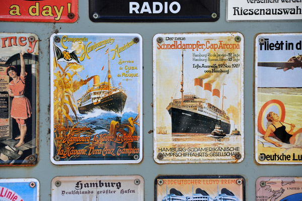 Old German Advertisements on tin signs