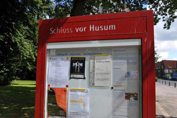 Information Board - Schloss vor Husum