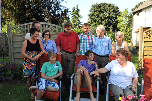 Garden party for Peter Rodenbeck's 75th Birthday