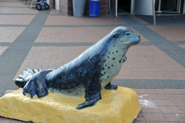Statue of a harbor seal, Sylt