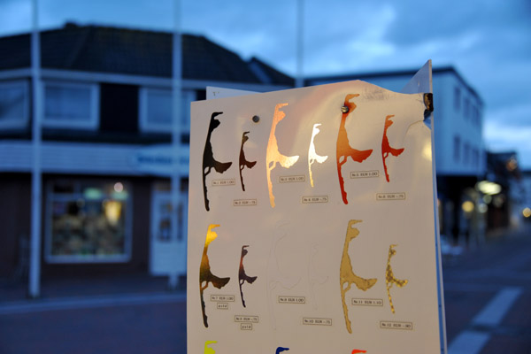 Selection of colors for Sylt stickers for your car
