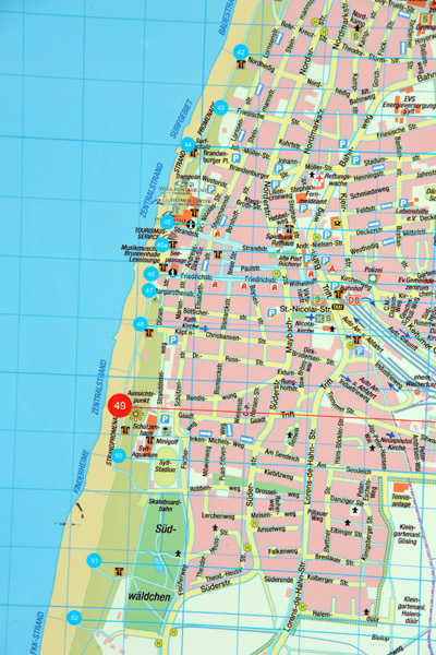 Map of Westerland (Sylt)