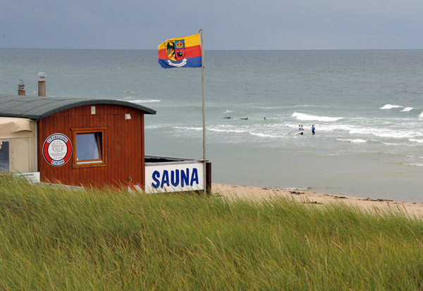 Strandsauna Rantum - a good idea on such a chilly beach