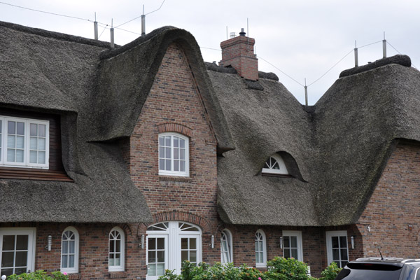 Lovely thatch and brick architecture, Rantum