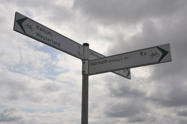 Cycle Path Guidance, Rantum, Sylt