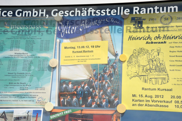 Information board, Rantum