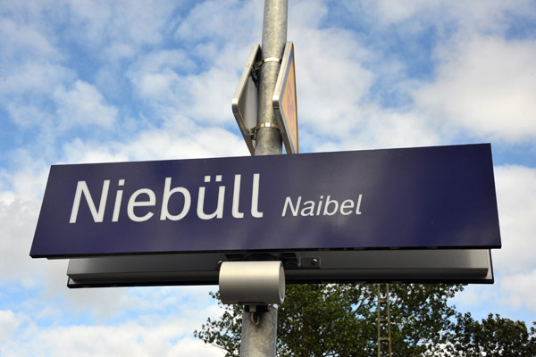 Niebll, last railway station before Sylt