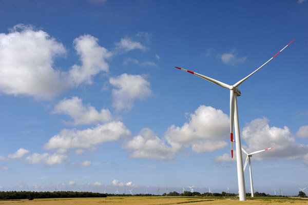 Wind Turbine, Nordfriesland, Schleswig-Holstein