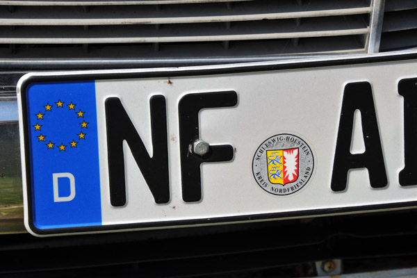 German License Plate - Nordfriesland 
