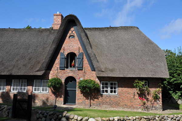 Old thatched Keitum farmhouse, Sylt