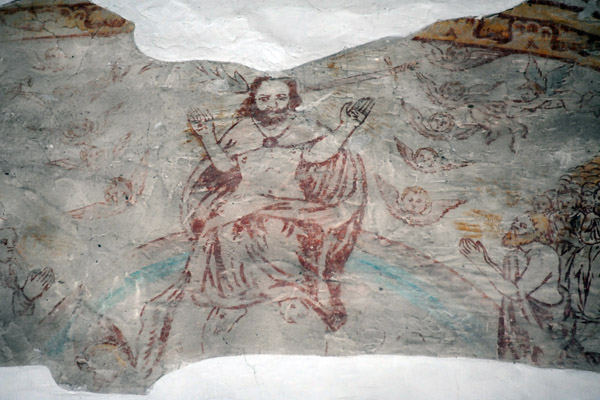 Old mural, St. Severin, Keitum