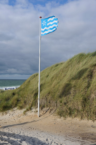 Flag of Kampen (Sylt)