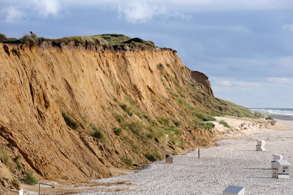 The Red Cliff of Strand Rotes Kliff, Kampen (Sylt)