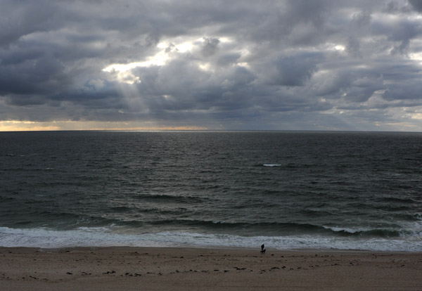 North Sea with clouds from the Red Cliff, Kampen (Sylt)
