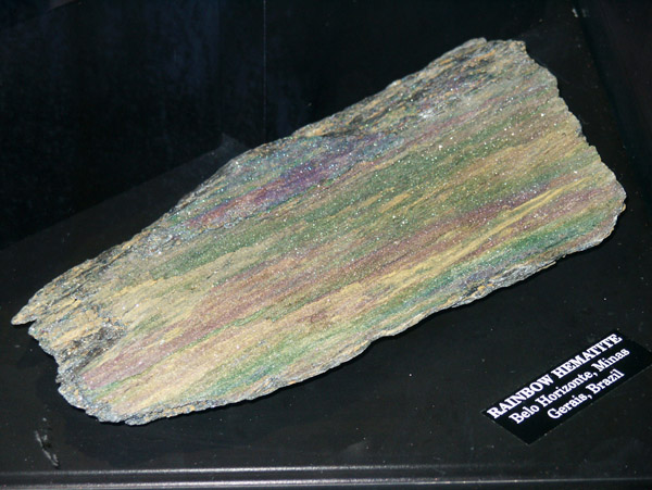 Royal Alberta Museum - Rainbow Hematite, Minas Gerais