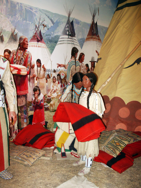 Royal Alberta Museum - Mural of Life on the Plains