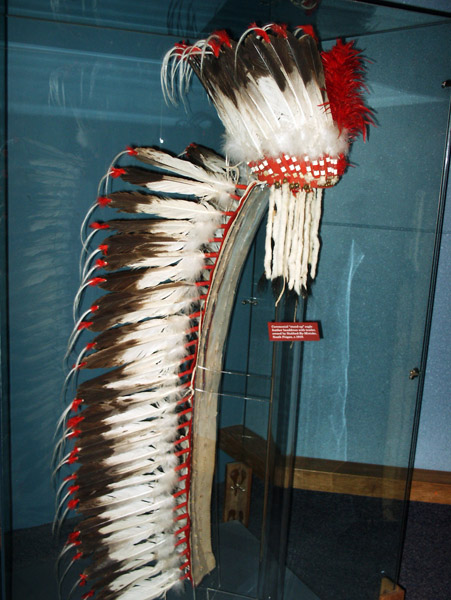 South Peigan Eagle Feather Headdress, ca 1910