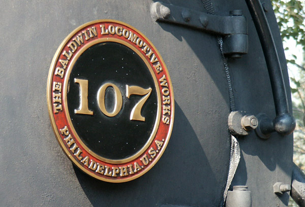 The Baldwin Locomotive Works #107, Philadelphia USA
