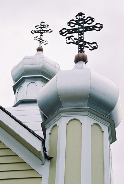 Onion domes of the Ukrainian Orthodox Church