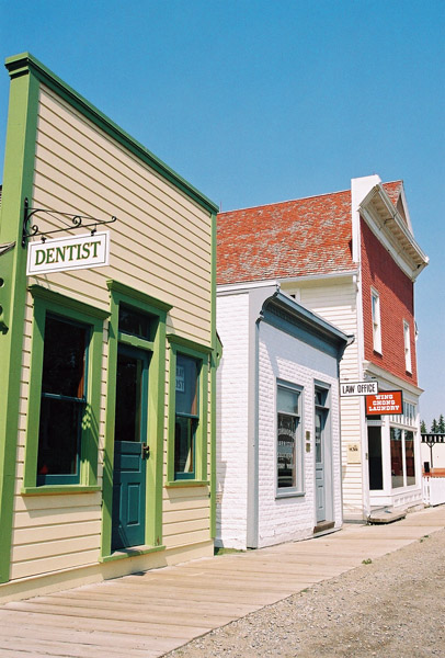 Dentist (1914) and High River Law Office, ca 1904