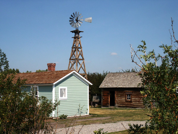 Nightingale Colony House (1909) and Lord Chisholm's Windmill (ca 1893)