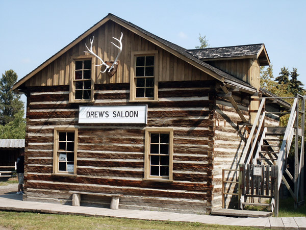 Drew's Saloon, ca 1886