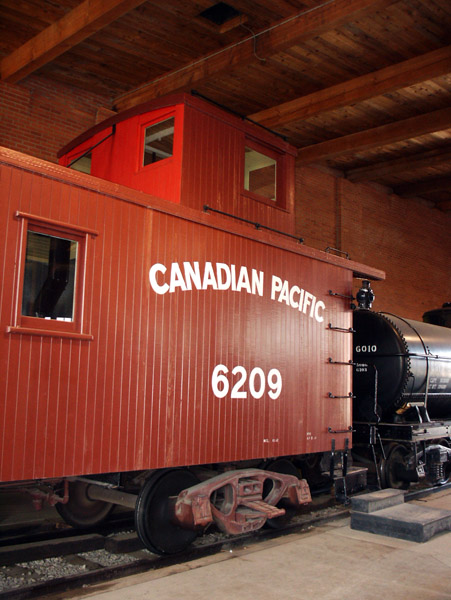 Caboose 6209 of the Canadian Pacific Railroad
