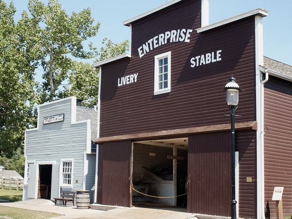 Enterprise Livery Stable (Nanton), ca 1905