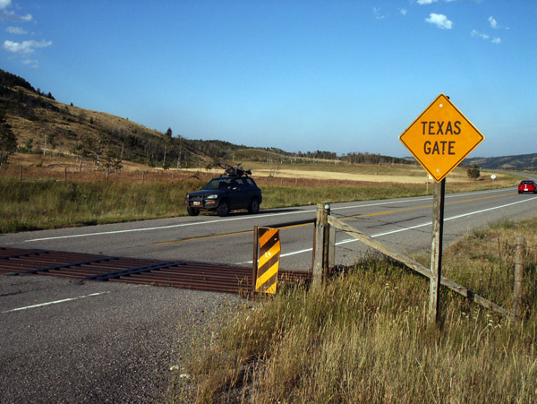 Leaving Cowboy Country for the Rockies via a Texas Gate