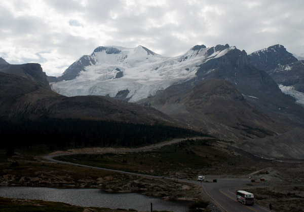 View from the Icefield Centre, Jasper National Park