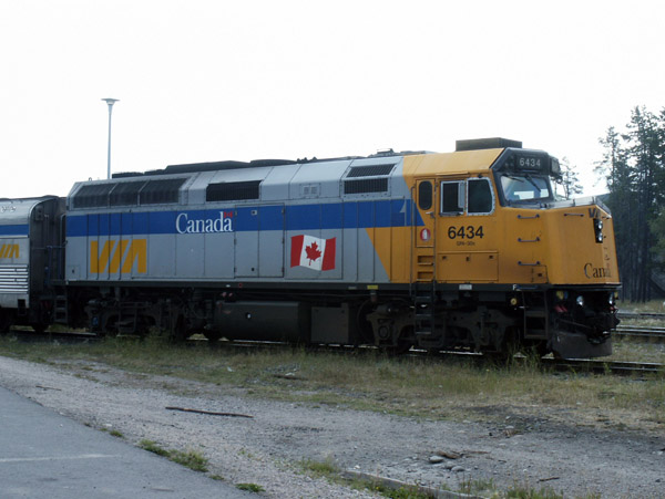 Canadian VIA Rail Locomotive, Jasper