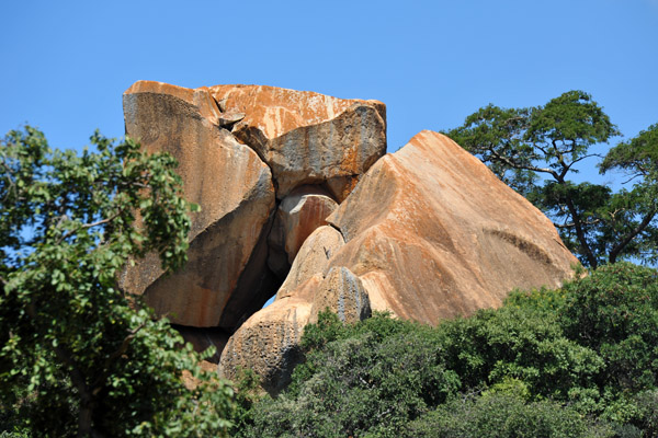 Rocky scenery of Zimbabwe