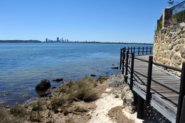 A short section of boardwalk