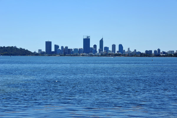 Downtown Perth in the distance