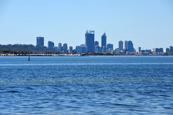 Downtown Perth across the Swan River