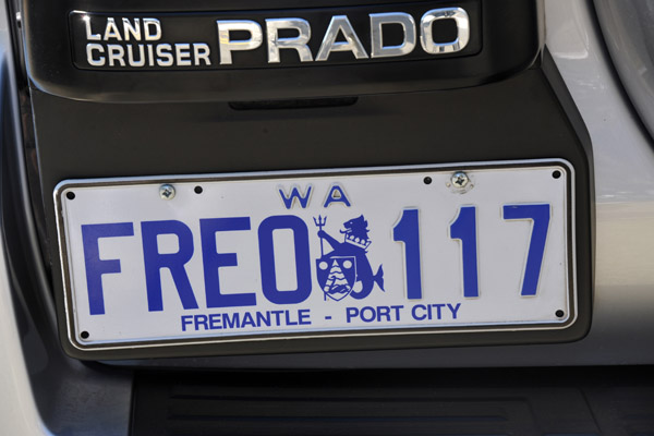 Western Australia License Plate - Fremantle Port City