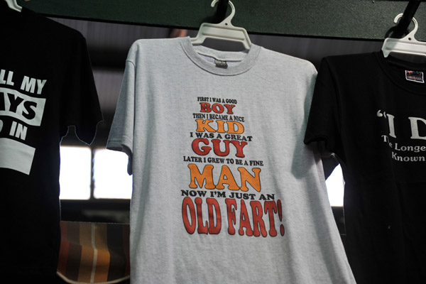 Fremantle Markets T-shirt shop