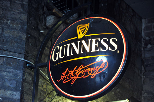 Guiness, Ireland's best-known stout beer