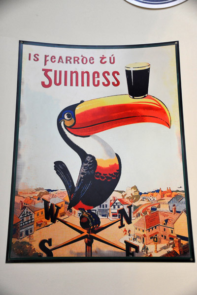 Vintage Guiness poster, Dublin