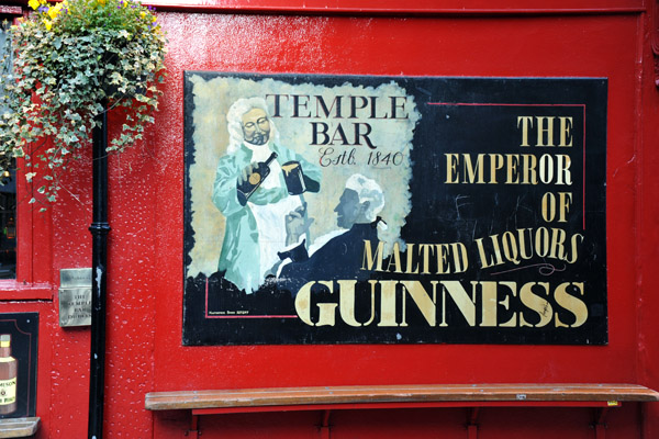 The Temple Bar, established 1840, Dublin