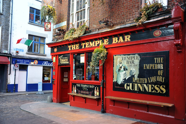 The Temple Bar is incredibly touristy