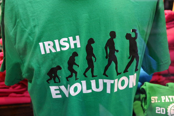 Irish Evolution, Temple Bar, Dublin