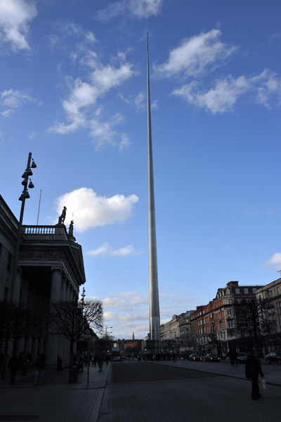 The Spire, built on the site of the Nelson Column destroyed by the IRA in 1966
