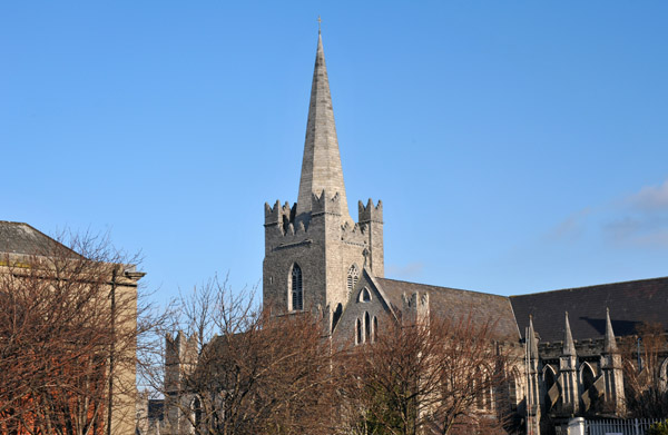 St Patrick's Cathedral, national cathedral of the Church of Ireland, founded 1191