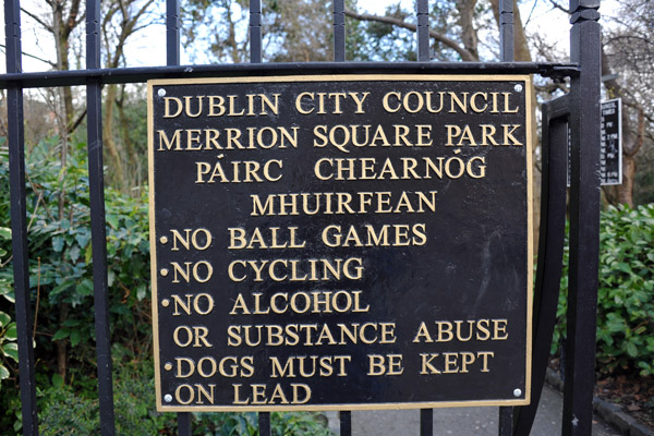 Merrion Square Park, Dublin
