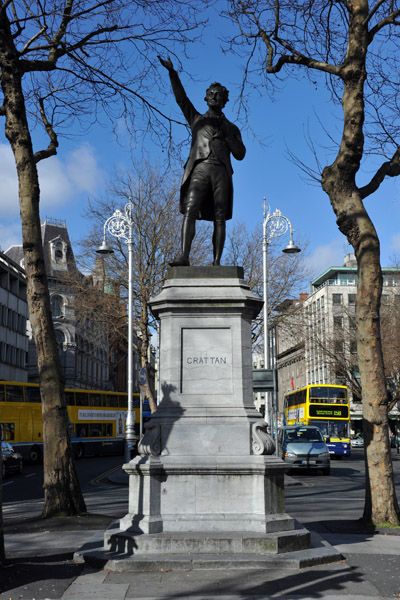 Grattan statue, College Green, Dublin